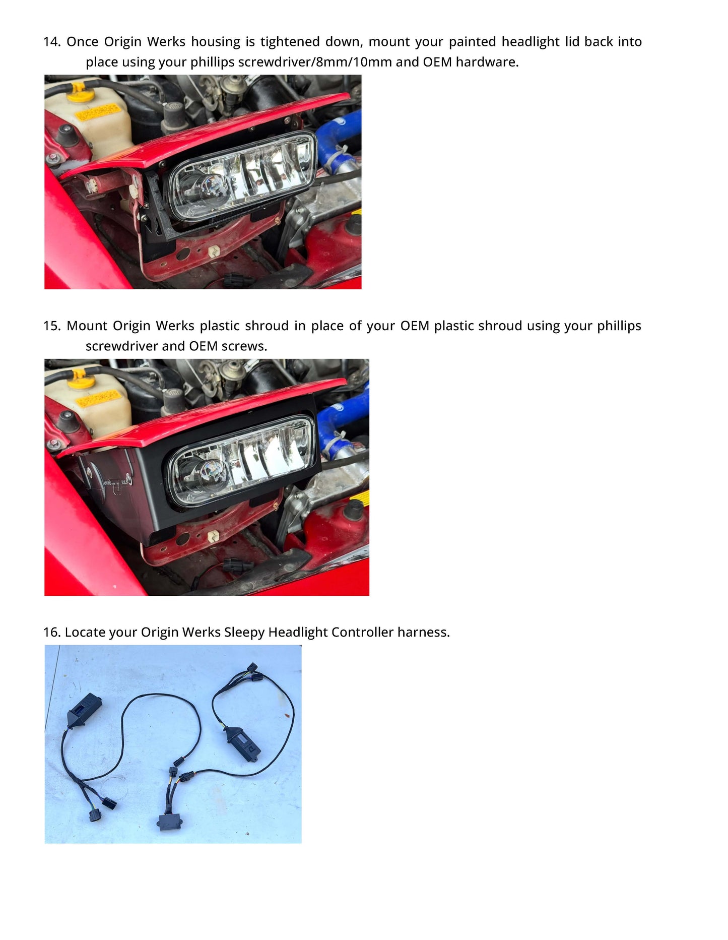 MIA Miata Sleepy Headlights