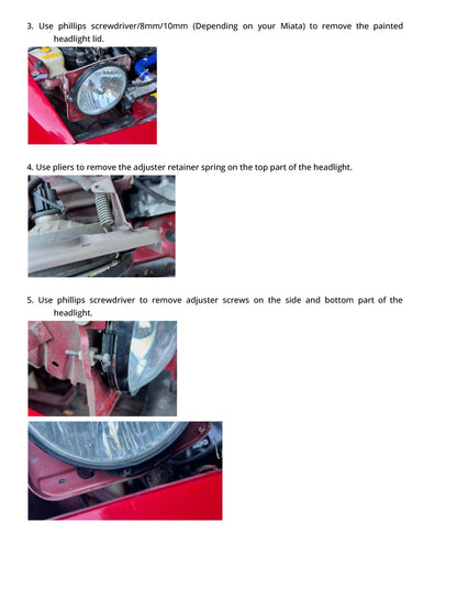 MIA Miata Sleepy Headlights
